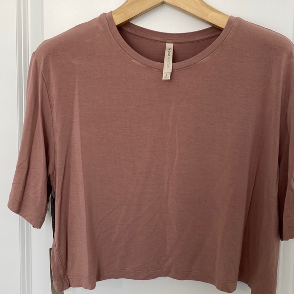Babaton Tops - Aritzia group babaton mauve crop top small new